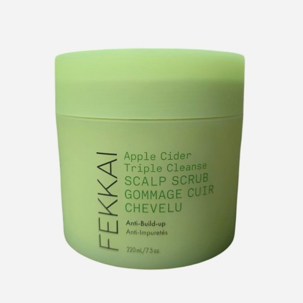 FEKKAI Apple Cider Triple Cleanse Scalp Scrub - Green
